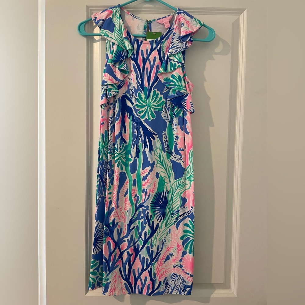 Lilly Pulitzer Esmeralda dress in Jet Stream size xxs